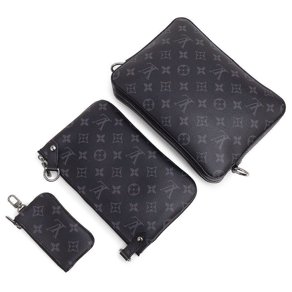 Monogram Eclipse Trio Messenger Shoulder Crossbod… - image 6